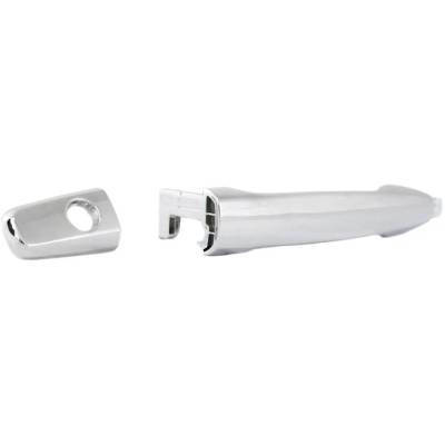 Rareelectrical - Front Driver Side Exterior Door Handle Compatible With 2008-2017 Mitsubishi Lancer Chrome Without - Image 3