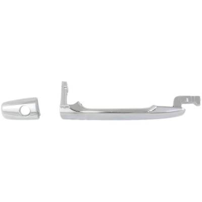Rareelectrical - Left Front Exterior Door Handle Compatible With 2008-2017 Mitsubishi Lancer Chrome Without Key Hole - Image 4