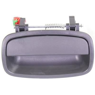 Rear Passenger Side Exterior Door Handle Compatible With 1995-2002 Kia Sportage Textured Black