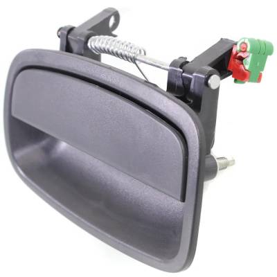 Rareelectrical - Rear Driver Side Exterior Door Handle Compatible With 1995-2002 Kia Sportage Textured Black Without - Image 2