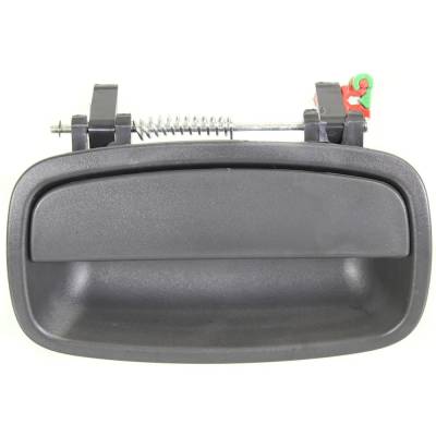 Left Rear Exterior Door Handle Compatible With 1995-2002 Kia Sportage Textured Black Without Key