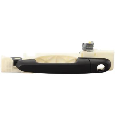 Rareelectrical - Left Front Exterior Door Handle Compatible With 2006-2011 Hyundai Accent Textured Black With Key - Image 2