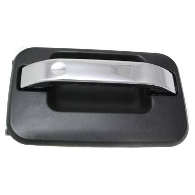 Rear Passenger Side Exterior Door Handle Compatible With 2004-2022 Ford F-150 Chrome Lever With