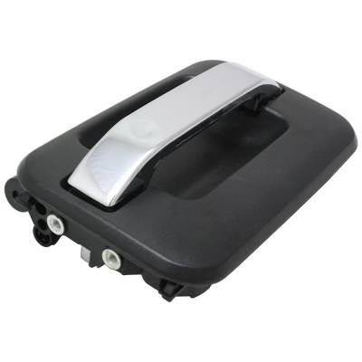 Rareelectrical - Rear Passenger Side Exterior Door Handle Compatible With 2004-2022 Ford F-150 Chrome Lever With - Image 3