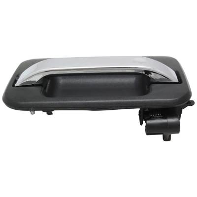 Rareelectrical - Rear Passenger Side Exterior Door Handle Compatible With 2004-2022 Ford F-150 Chrome Lever With - Image 5