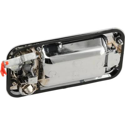 Rareelectrical - Left Front Exterior Door Handle Compatible With 2003-2009 Hummer H2 Chrome With Key Hole - Image 6
