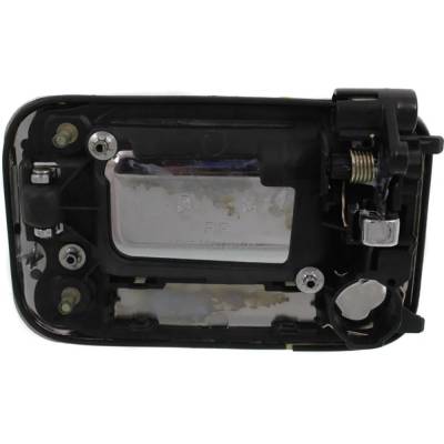 Rareelectrical - Rear Right (Passenger Side) Exterior Door Handle Compatible With 2004-2014 Ford F-150 Chrome Without - Image 5