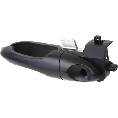 Rareelectrical - Front Driver Side Exterior Door Handle Compatible With 2000-2007 Ford Focus Smooth Black With Key - Image 2