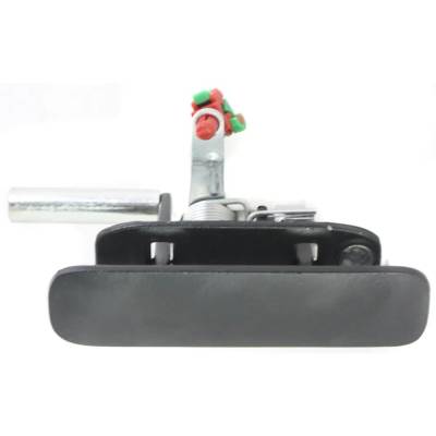 Rareelectrical - Rear Exterior Door Handle Compatible With 1992-2014 Ford E-350 Ford E-150 E-250 Smooth Black Without - Image 2