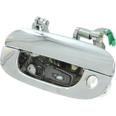 Rareelectrical - Front Driver Side Exterior Door Handle Compatible With 1994-2002 Dodge Ram Chrome With Key Hole - Image 3