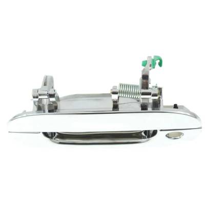 Rareelectrical - Front Driver Side Exterior Door Handle Compatible With 1994-2002 Dodge Ram Chrome With Key Hole - Image 4