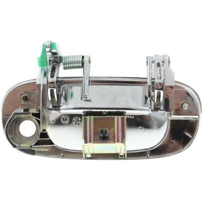 Rareelectrical - Front Driver Side Exterior Door Handle Compatible With 1994-2002 Dodge Ram Chrome With Key Hole - Image 5