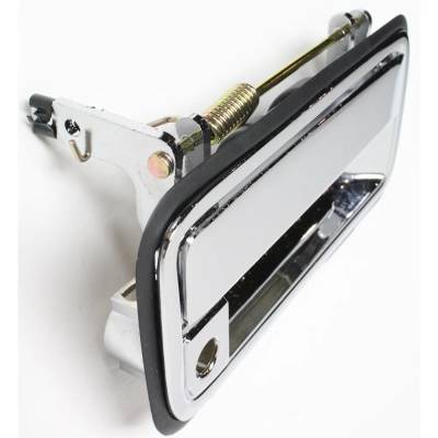 Rareelectrical - Rear Exterior Door Handle Compatible With 1992-1994 Gmc K1500 Suburban Gmc K2500 Suburban Yukon - Image 3