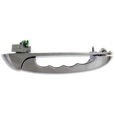 Rareelectrical - Rear Passenger Side Exterior Door Handle Compatible With 2002-2009 Dodge Ram Chrome Without Key Hole - Image 4