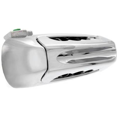 Rareelectrical - Right Rear Exterior Door Handle Compatible With 2002-2009 Dodge Ram Chrome Without Key Hole - Image 3
