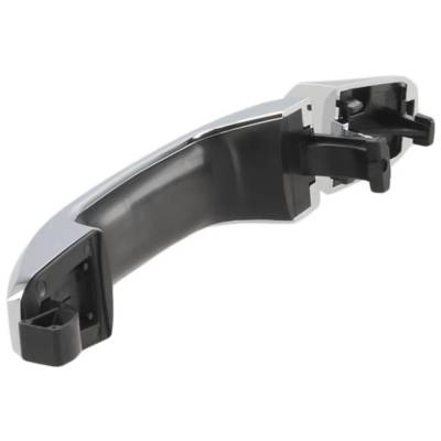 Rareelectrical - Rear Driver Side Exterior Door Handle Compatible With 2014-2018 Chevrolet Silverado Chrome Without - Image 4