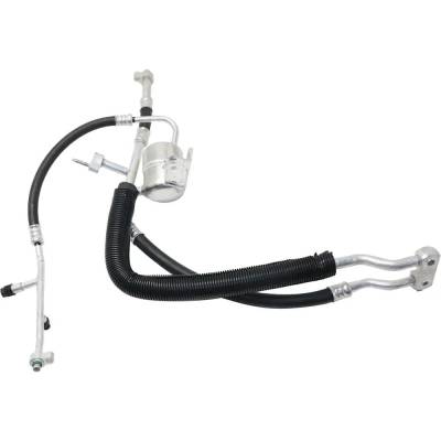Rareelectrical - New A/C Refrigerant Hose Compatible With Ford Lincoln Navigator Base 8 Cyl 5.4L Expedition Eddie - Image 2
