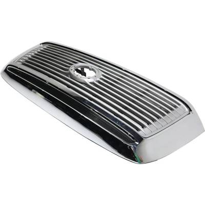 Rareelectrical - New Silver Shell Grille Assembly Compatible With Toyota Tundra Limited 8 Cyl 5.7L 2012-2013 - Image 2