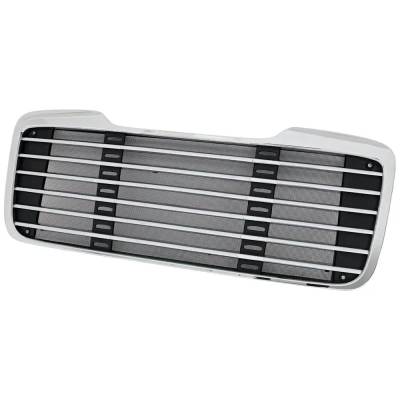 New Chrome Grille Assembly Compatible With Freightliner M2 100 Base 6 Cyl 6.4L M2 106 Base 6 Cyl
