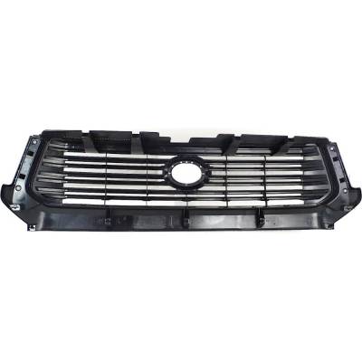 Rareelectrical - New Painted Silver Grille Assembly Compatible With Toyota Tundra Platinum 8 Cyl 5.7L 2014-2017 - Image 5