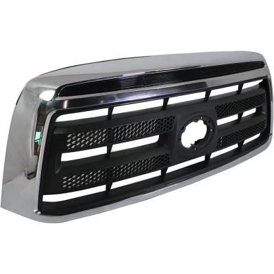 Rareelectrical - New Textured Black Grille Assembly Compatible With Toyota Tundra Base 8 Cyl 5.7L Tundra Base 8 Cyl - Image 3