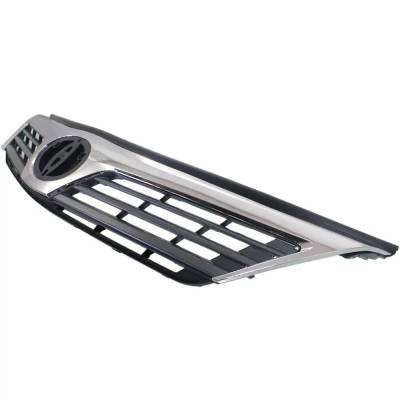 Rareelectrical - Chrome Shell Grille Assembly Compatible With Toyota Camry L 4 Cyl 2.5L 2012-2014 By To1200344 - Image 2