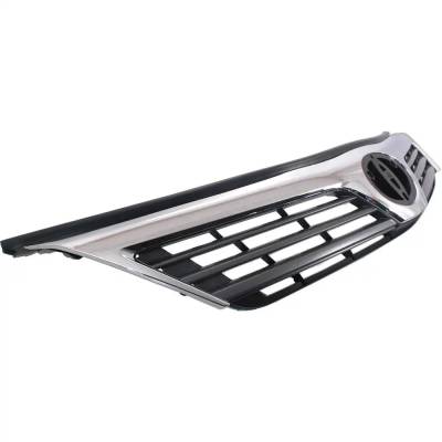 Rareelectrical - Chrome Shell Grille Assembly Compatible With Toyota Camry L 4 Cyl 2.5L 2012-2014 By To1200344 - Image 3