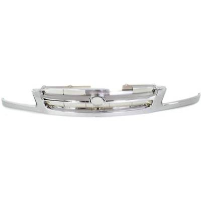 New Chrome Grille Assembly Compatible With Toyota Sienna Xle 6 Cyl 3.0L Sienna Le 6 Cyl 3.0L Sienna