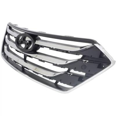 RAREELECTRICAL - New Black Grille Assembly Compatible With Hyundai Santa Fe Sport Base 4 Cyl 2.4L Santa Fe Sport Se 4 - Image 2