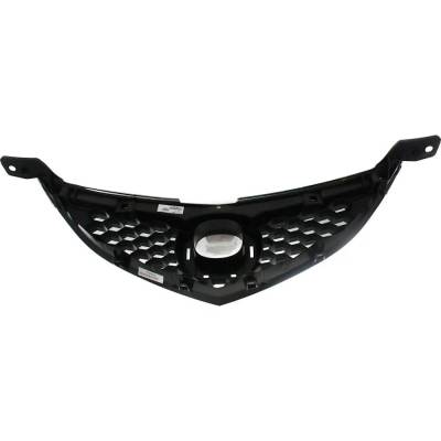 Rareelectrical - New Textured Gray Grille Assembly Compatible With Mazda 3 S 4 Cyl 2.3L 3 Gs 4 Cyl 2.0L 3 I 4 Cyl - Image 4