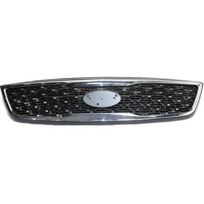 Rareelectrical - New Grille Assembly Compatible With Kia Sorento Lx 6 Cyl 3.3L Sorento Sx 6 Cyl 3.3L Sorento Lx 4 Cyl - Image 1