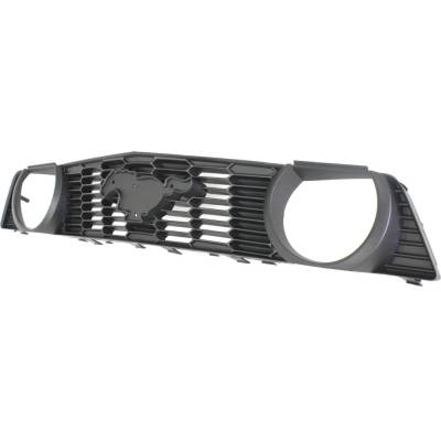 Rareelectrical - Textured Gray Grille Assembly Compatible With Ford Mustang Gt 8 Cyl 5.0L Mustang Gt 8 Cyl 4.6L - Image 2