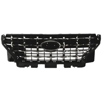 Rareelectrical - New Chrome Shell Grille Assembly Compatible With Hyundai Venue Denim 4 Cyl 1.6L Venue Sel 4 Cyl 1.6L - Image 1
