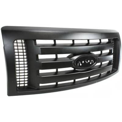 Rareelectrical - New Textured Gray Grille Assembly Compatible With Ford F-150 Xl 8 Cyl 5.4L F-150 Xl 6 Cyl 3.5L F-150 - Image 3