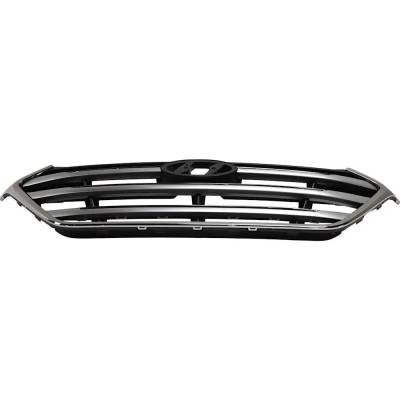 Rareelectrical - New Painted Black Grille Assembly Compatible With Hyundai Tucson Noir 4 Cyl 1.6L 2016-2018 Hy1200209 - Image 4
