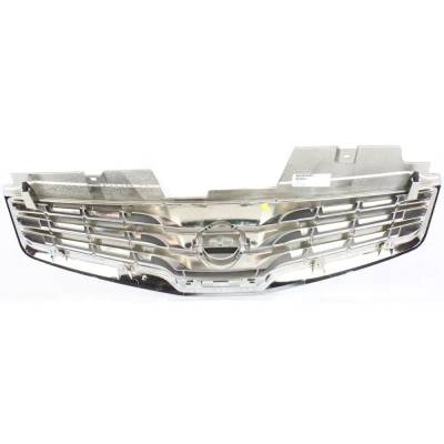 Rareelectrical - New Chrome Shell Grille Assembly Compatible With Nissan Sentra Se-R Spec V 4 Cyl 2.5L Sentra Sl 4 - Image 4