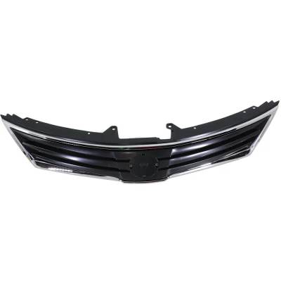 Rareelectrical - New Chrome Insert Grille Assembly Compatible With Nissan Versa 1.8 S 4 Cyl 1.8L Versa 1.8 Sl 4 Cyl - Image 4