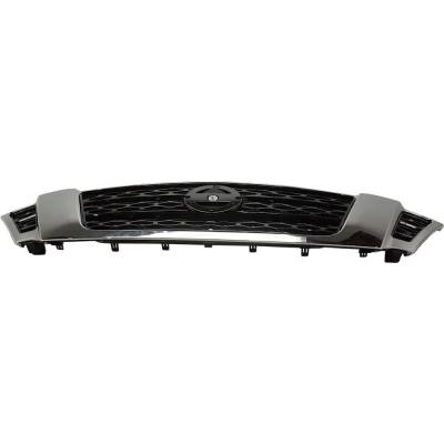 Rareelectrical - Painted Black Grille Assembly Compatible With Nissan Armada Sv 8 Cyl 5.6L 2017-2020 By Ni1200286 - Image 4