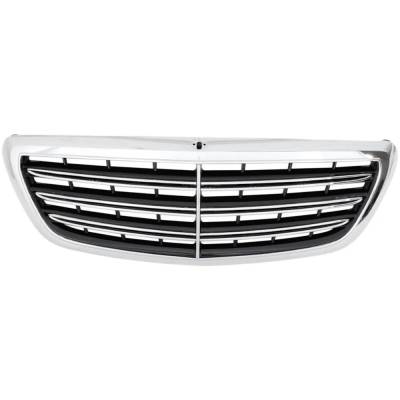 Rareelectrical - New Painted Dark Gray Grille Assembly Compatible With Mercedes Benz S450 Base 6 Cyl 3.0L S560 4Matic - Image 2