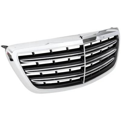 Rareelectrical - New Painted Dark Gray Grille Assembly Compatible With Mercedes Benz S560 Base 8 Cyl 4.0L S450 4Matic - Image 3
