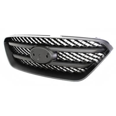 Rareelectrical - New Painted Black Grille Assembly Compatible With Kia Rondo Ex 6 Cyl 2.7L Rondo Ex 4 Cyl 2.4L Rondo - Image 2