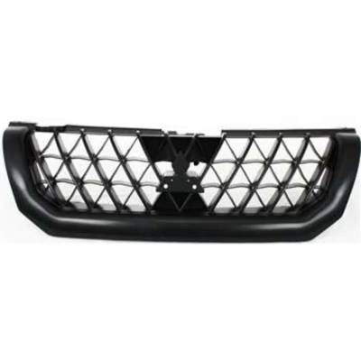 Rareelectrical - New Painted Black Grille Assembly Compatible With Mitsubishi Montero Sport Xls 6 Cyl 3.0L Montero - Image 2