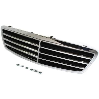 Rareelectrical - New Grille Assembly Compatible With Mercedes Benz C320 Base 6 Cyl 3.2L C350 4Matic 6 Cyl 3.5L C230 - Image 2