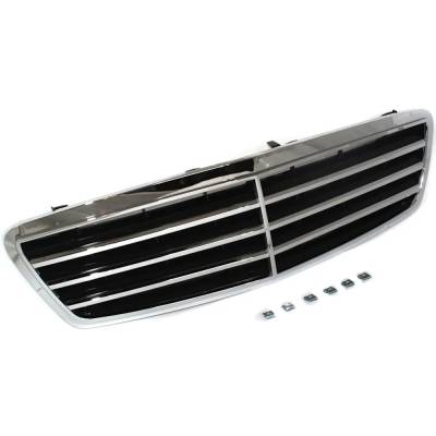 Rareelectrical - New Grille Assembly Compatible With Mercedes Benz C320 Base 6 Cyl 3.2L C350 4Matic 6 Cyl 3.5L C230 - Image 3