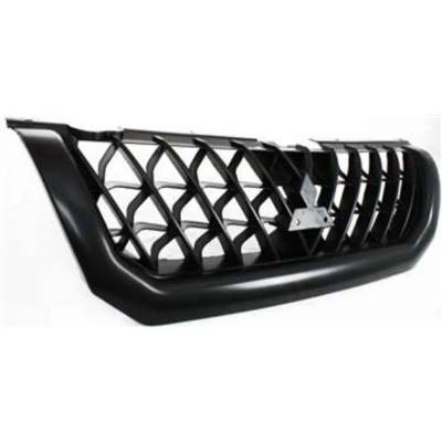 Rareelectrical - New Painted Black Grille Assembly Compatible With Mitsubishi Montero Sport Limited 6 Cyl 3.5L - Image 4