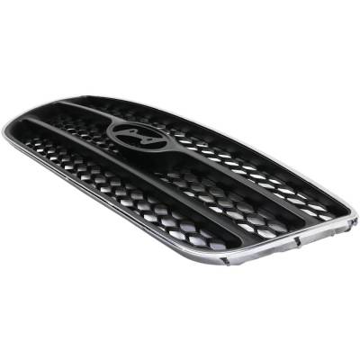RAREELECTRICAL - New Chrome Shell Grille Assembly Compatible With Hyundai Santa Fe Gl 6 Cyl 2.7L Santa Fe Se 6 Cyl - Image 2