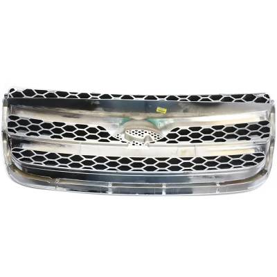 RAREELECTRICAL - New Chrome Shell Grille Assembly Compatible With Hyundai Santa Fe Gl 6 Cyl 2.7L Santa Fe Se 6 Cyl - Image 5