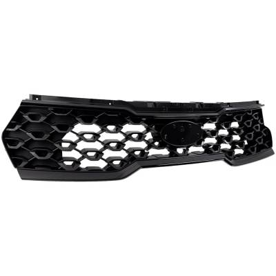 Rareelectrical - New Painted Black Grille Assembly Compatible With Kia Sorento Lx 4 Cyl 2.5L Sorento Ex 4 Cyl 2.5L - Image 2