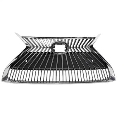 New Chrome Shell Grille Assembly Compatible With Lexus Es250 Luxury 4 Cyl 2.5L Es250 Ultra Luxury 4