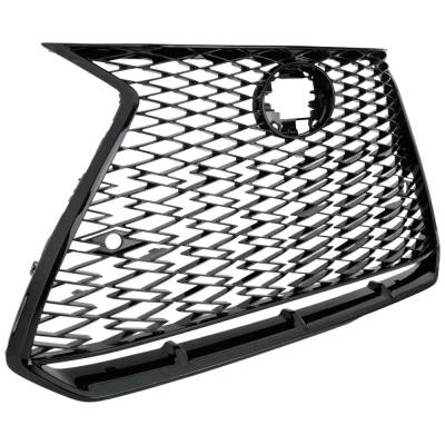Rareelectrical - New Painted Black Grille Assembly Compatible With Lexus Nx450h+ Base 4 Cyl 2.5L Nx350 F Sport - Image 3